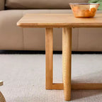 Table basse moderne rectangulaire Vatros Petite table basse en bois