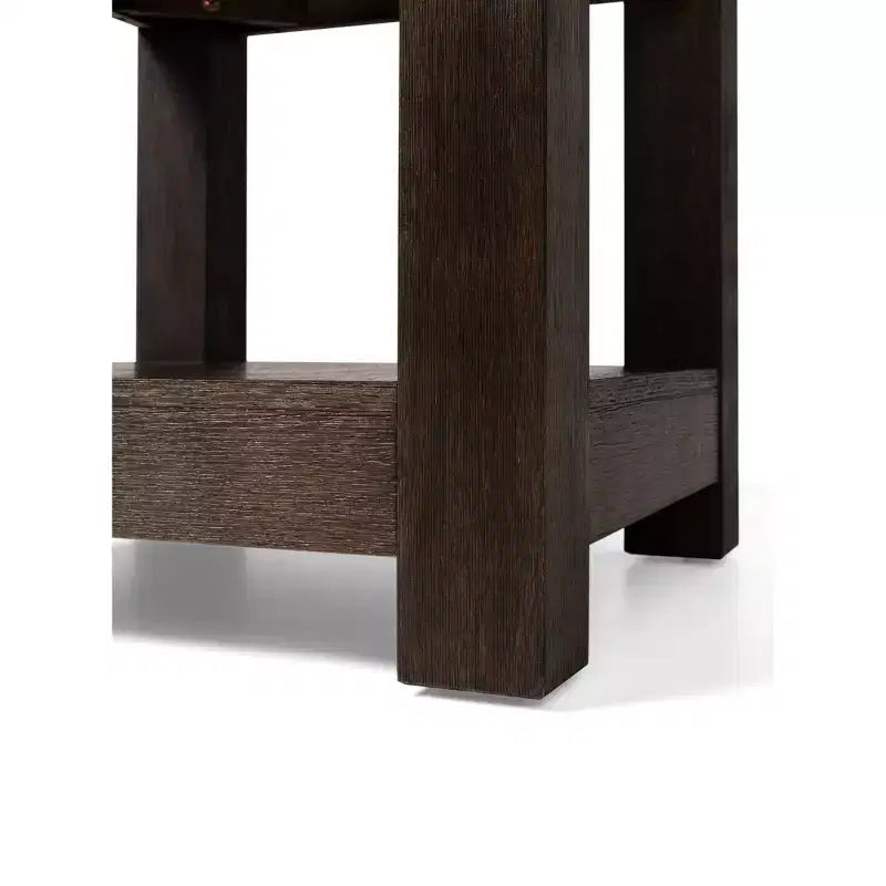 Maven Lane Paulo Table d'appoint en bois 22x22