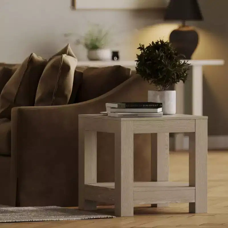 Maven Lane Paulo Table d'appoint en bois 22x22