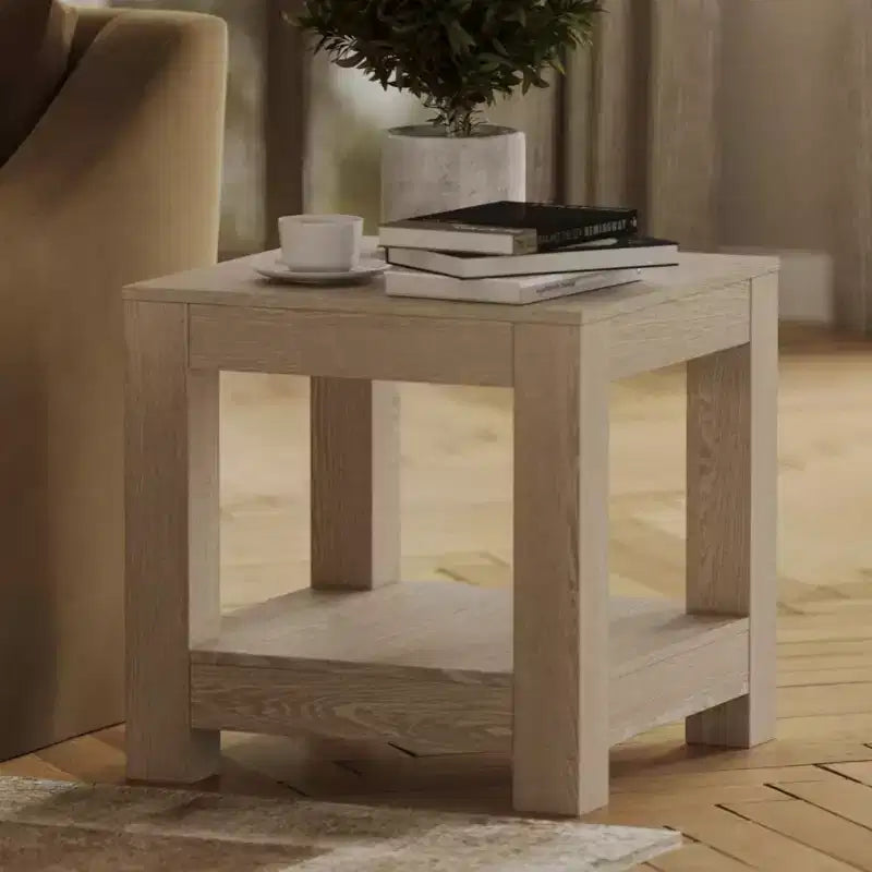 Maven Lane Paulo Table d'appoint en bois 22x22