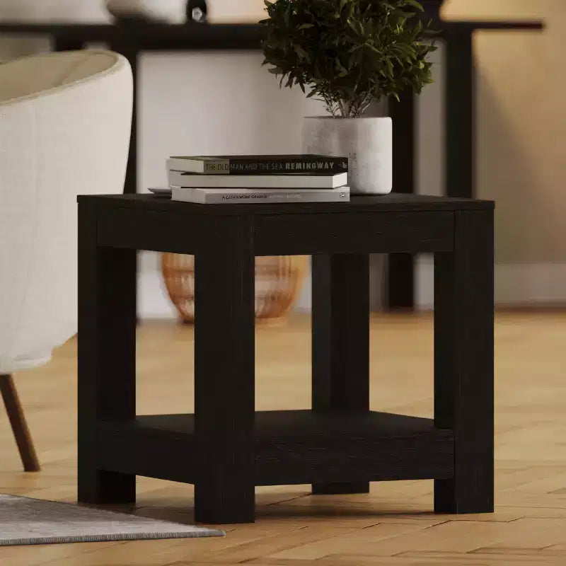 Maven Lane Paulo Table d'appoint en bois 22x22