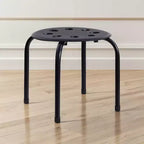 VECELO Tabourets empilables pour salle de classe, Tabourets portables en plastique de 30 cm de hauteur avec patins antidérapants pour l'école, Lot de 6/8