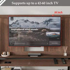 Meuble TV mobile moderne Famapy avec prises de courant intégrées - Prend en charge les téléviseurs de 42 à 60 pouces, design élégant pour les espaces de divertissement à domicile