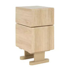 Table d'appoint inspirée du robot Amata de Christopher Knight Home avec plateau rotatif