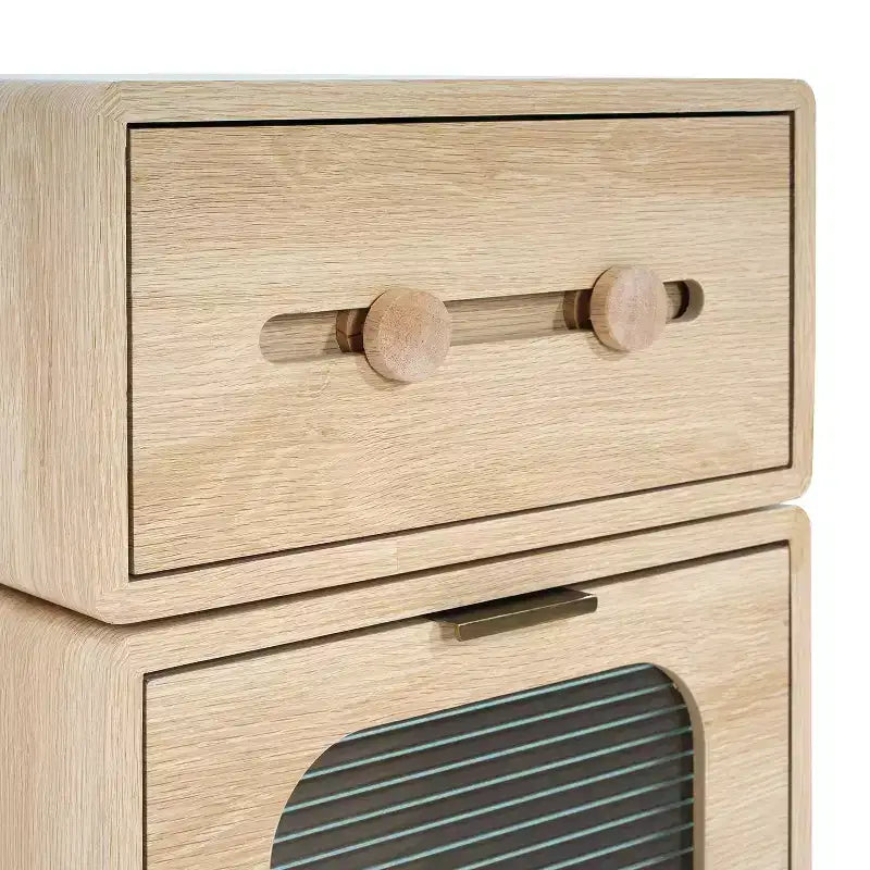 Table d'appoint inspirée du robot Amata de Christopher Knight Home avec plateau rotatif