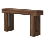 MAYEERTY Table console rustique de style campagnard de 63 pouces, table d'appoint pour entrée