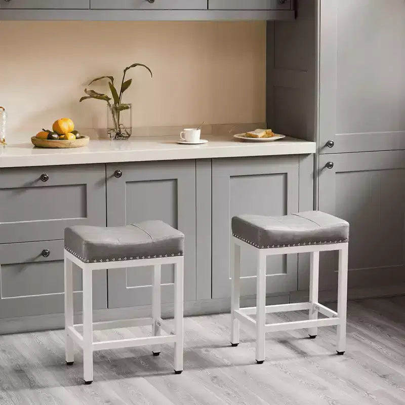 MAYEERTY Lot de 2 tabourets de bar, tabourets de cuisine pour îlot de cuisine, table de salle à manger
