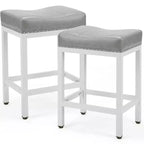 MAYEERTY Lot de 2 tabourets de bar, tabourets de cuisine pour îlot de cuisine, table de salle à manger