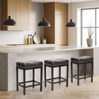 MAYEERTY Lot de 2 tabourets de bar, tabourets de cuisine pour îlot de cuisine, table de salle à manger