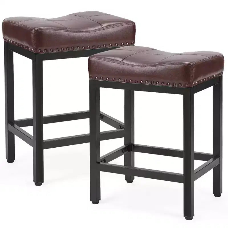MAYEERTY Lot de 2 tabourets de bar, tabourets de cuisine pour îlot de cuisine, table de salle à manger