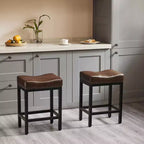 MAYEERTY Lot de 2 tabourets de bar, tabourets de cuisine pour îlot de cuisine, table de salle à manger