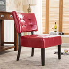 Fauteuil d'appoint moderne Okak, fauteuil d'appoint touffeté en boucle Movile avec assise surdimensionnée pour salon, chambre, appartement