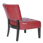 Fauteuil d'appoint moderne Okak, fauteuil d'appoint touffeté en boucle Movile avec assise surdimensionnée pour salon, chambre, appartement