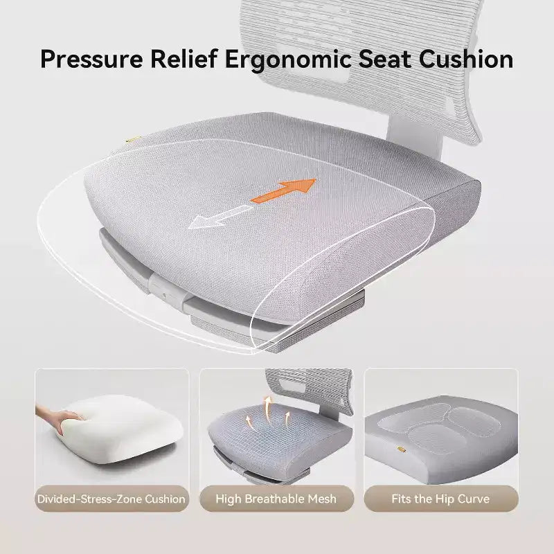 Chaise de bureau à domicile Newtral Magich-GPro avec repose-pieds - Accoudoirs 4D