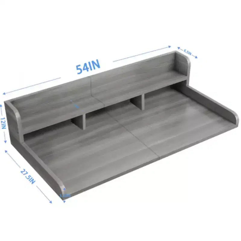 Plan de travail pour lave-linge séchant, plan de travail pour buanderie avec étagère de rangement à 2 niveaux et rebords, protection supérieure pour lave-linge et sèche-linge