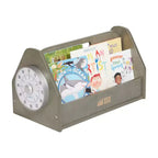 Chariot à livres double face ECR4Kids avec minuterie, bibliothèque portable