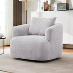 Fauteuil baquet pivotant rembourré Whisen 38.2 avec oreiller