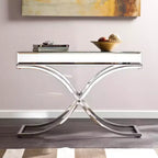 Console miroir Ava - Argent - SEI