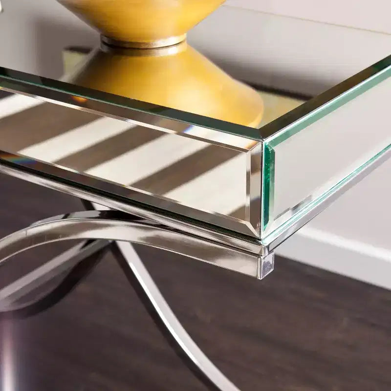 Console miroir Ava - Argent - SEI
