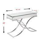 Console miroir Ava - Argent - SEI