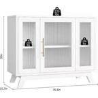Meuble buffet avec rangement, grand buffet de 36 po