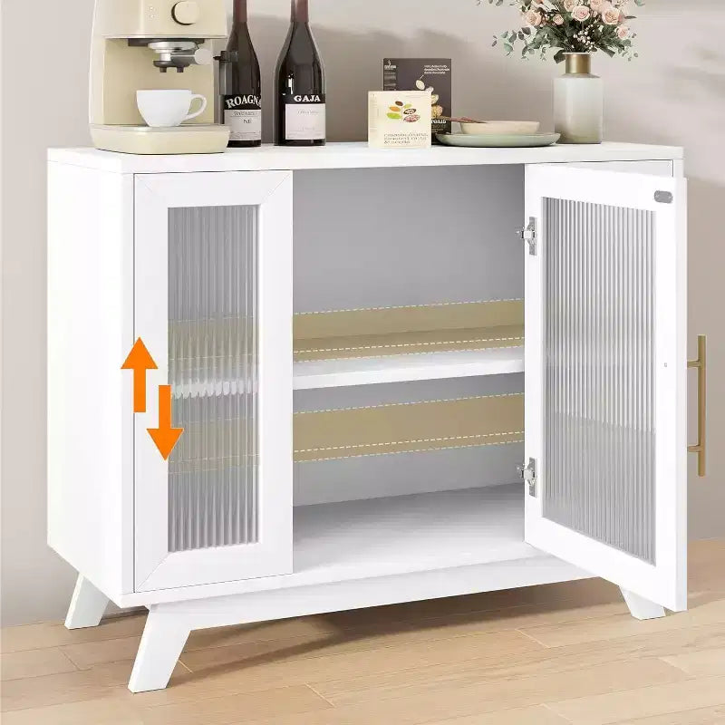 Meuble buffet avec rangement, grand buffet de 36 po