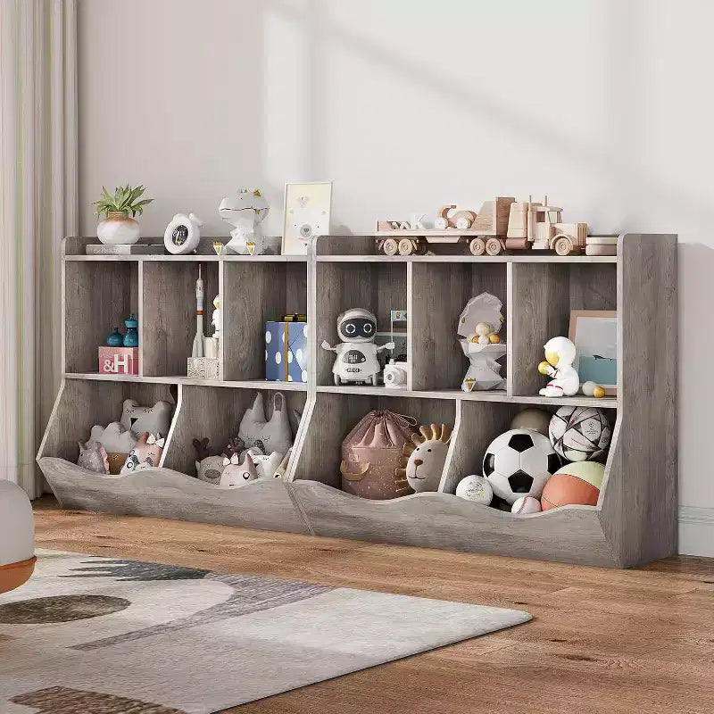 Organisateur de rangement de jouets, étagère à livres pour enfants avec meuble de rangement, organisateur de jouets pour chambre d'enfant, salle de jeux, crèche