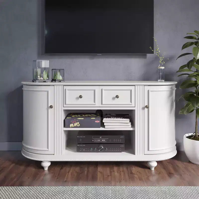 Meuble TV Dandridge White – Blanc – SEI