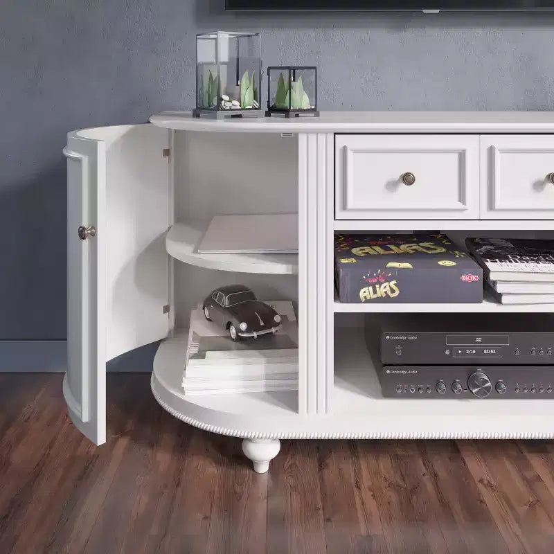 Meuble TV Dandridge White – Blanc – SEI
