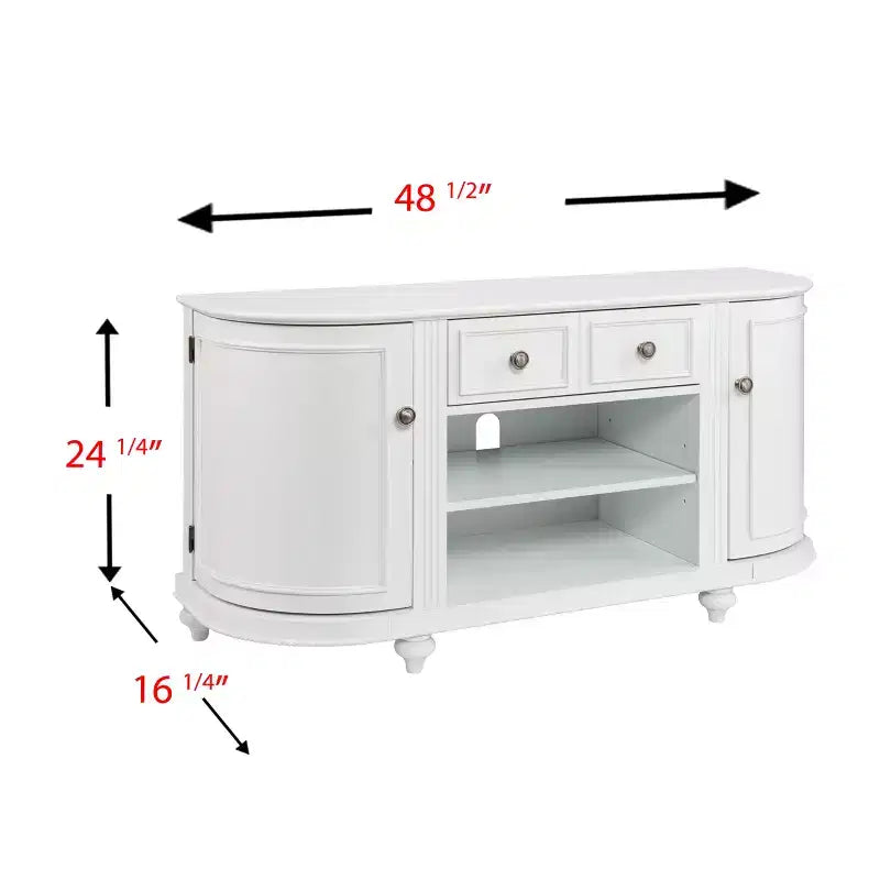 Meuble TV Dandridge White – Blanc – SEI