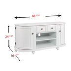 Meuble TV Dandridge White – Blanc – SEI