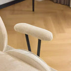Chaise pivotante Karl Home en PU noir à dossier haut, réglable, pour l'intérieur et les loisirs