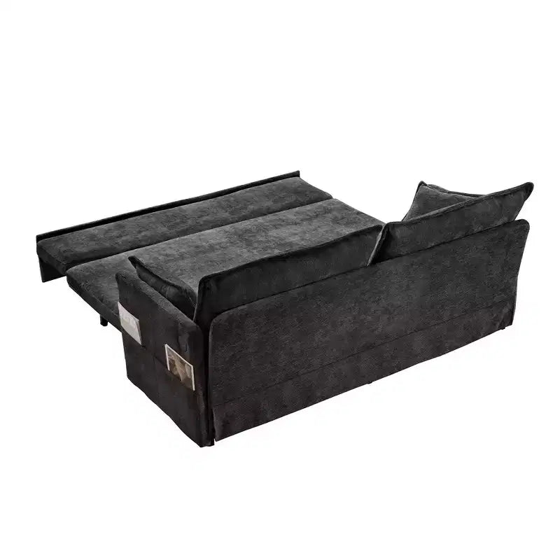 Canapé convertible Whisen avec rangement latéral et ports de charge USB/C-TYPE