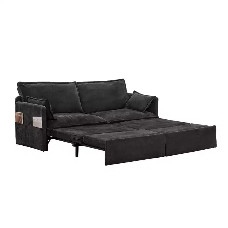 Canapé convertible Whisen avec rangement latéral et ports de charge USB/C-TYPE