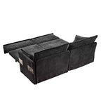 Canapé convertible Whisen avec rangement latéral et ports de charge USB/C-TYPE