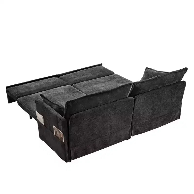 Canapé convertible Whisen avec rangement latéral et ports de charge USB/C-TYPE