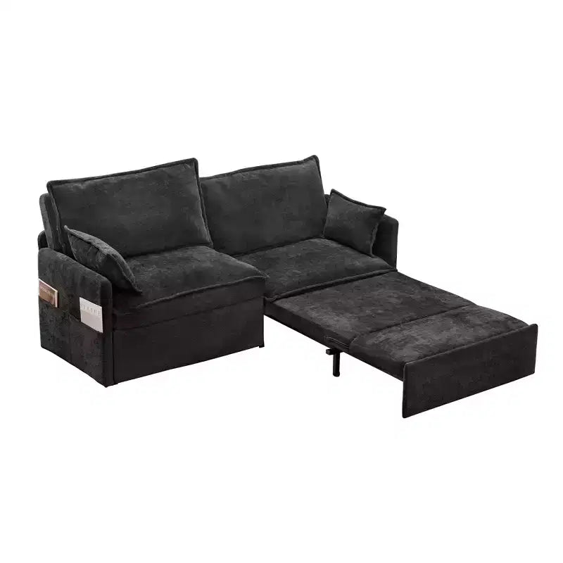 Canapé convertible Whisen avec rangement latéral et ports de charge USB/C-TYPE