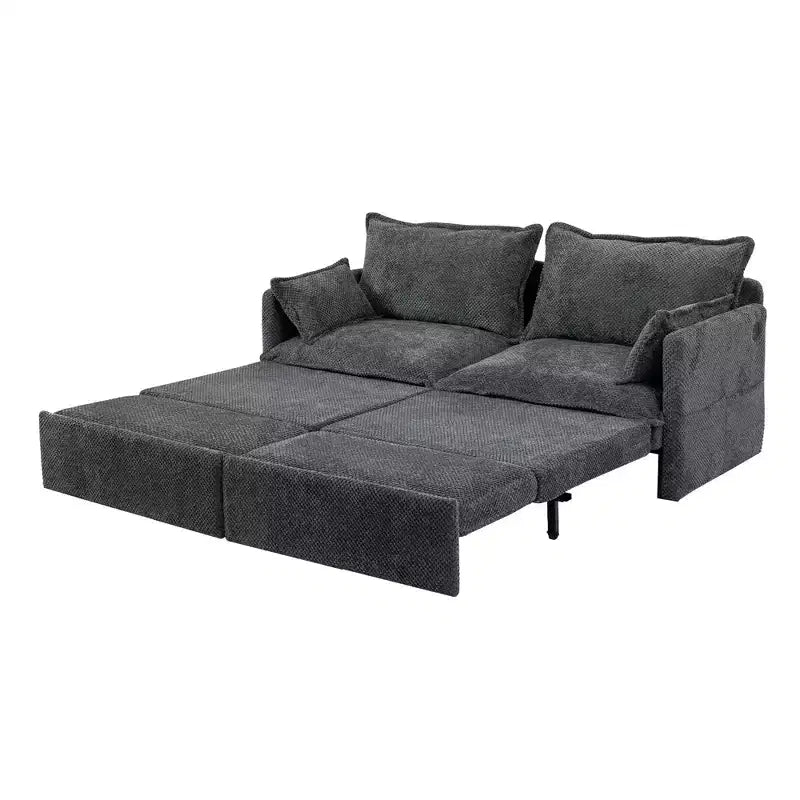 Canapé convertible Whisen avec rangement latéral et ports de charge USB/C-TYPE