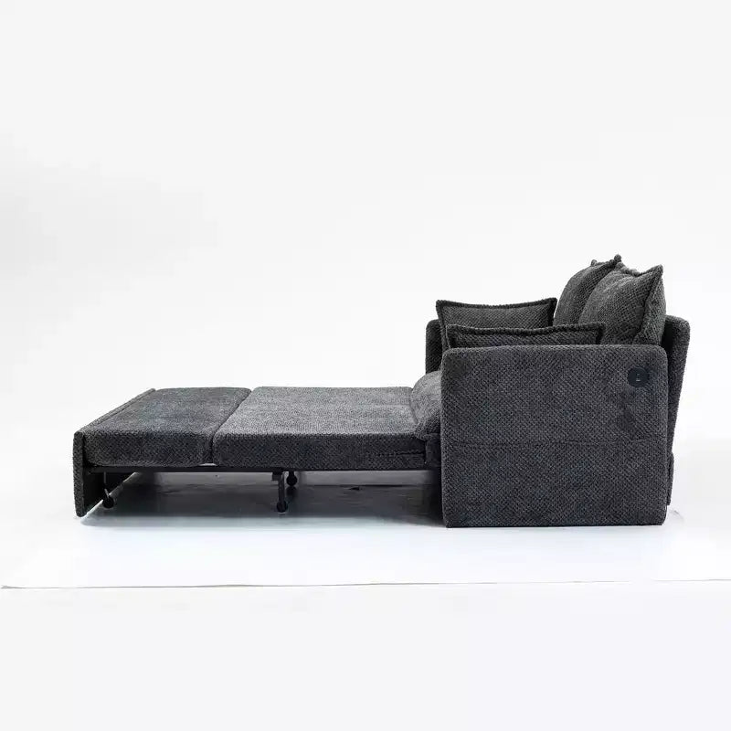 Canapé convertible Whisen avec rangement latéral et ports de charge USB/C-TYPE