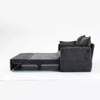 Canapé convertible Whisen avec rangement latéral et ports de charge USB/C-TYPE
