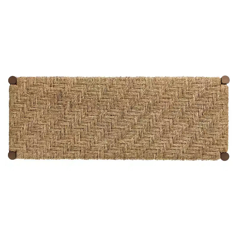 Banc en herbe de mer naturelle Scalby - Marron - SEI