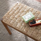 Banc en herbe de mer naturelle Scalby - Marron - SEI