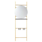 Medhurst Wall Mounted Hall and Entry Organizer - Gold - SEI