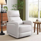 Fauteuil inclinable manuel Garvee avec pivotement à 360° et fonction bascule, revêtement en similicuir doux, soutien ergonomique