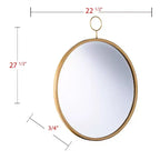 Miroir mural décoratif Lorena – Doré – SEI