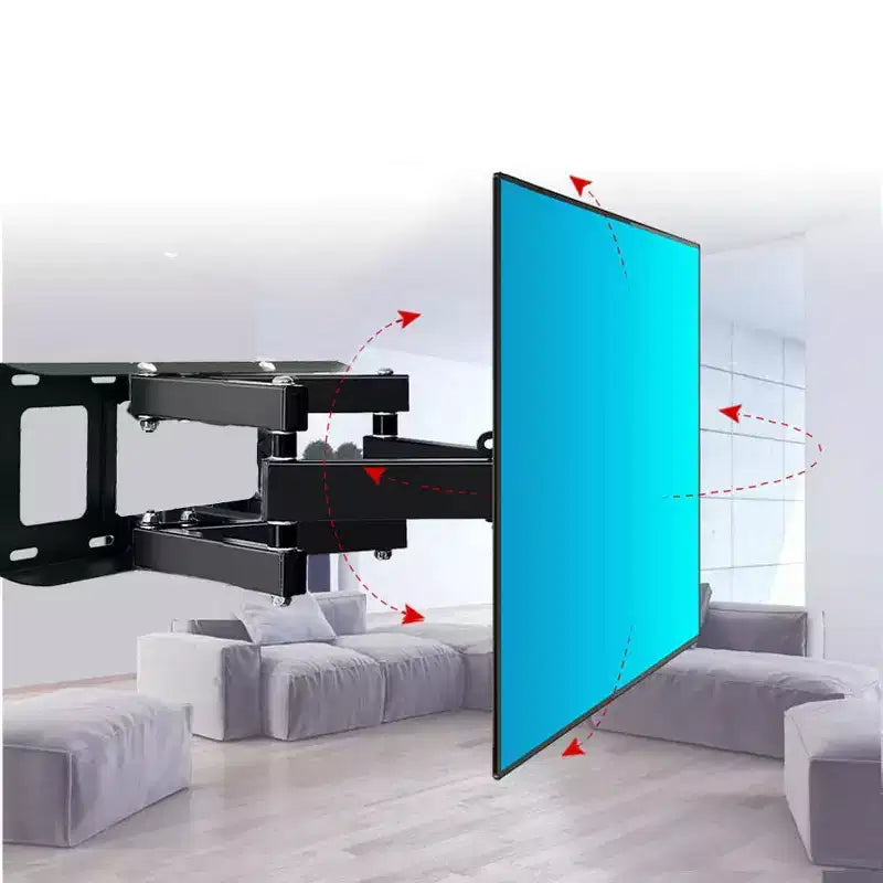 Support mural TV Karl Home pour téléviseurs de 32 à 70 pouces, à double bras oscillant et base large