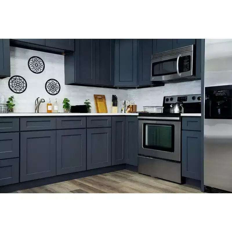 Meuble de cuisine bas CASAINC de 30,5 cm L x 87,6 cm H x 61 cm P avec 1 tiroir à fermeture douce, cadre en contreplaqué, façade à recouvrement total