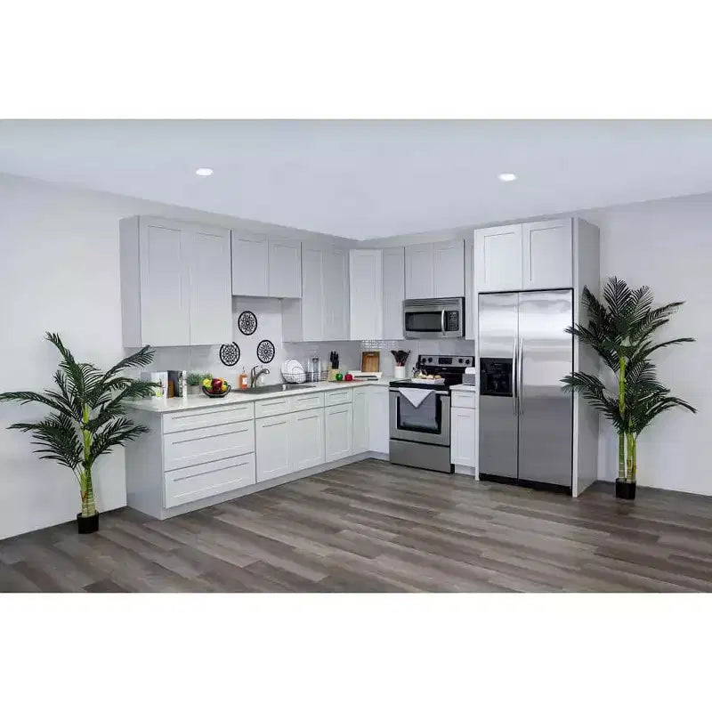 Meuble de cuisine bas CASAINC de 30,5 cm L x 87,6 cm H x 61 cm P avec 1 tiroir à fermeture douce, cadre en contreplaqué, façade à recouvrement total