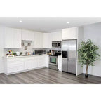 Meuble de cuisine bas CASAINC de 30,5 cm L x 87,6 cm H x 61 cm P avec 1 tiroir à fermeture douce, cadre en contreplaqué, façade à recouvrement total