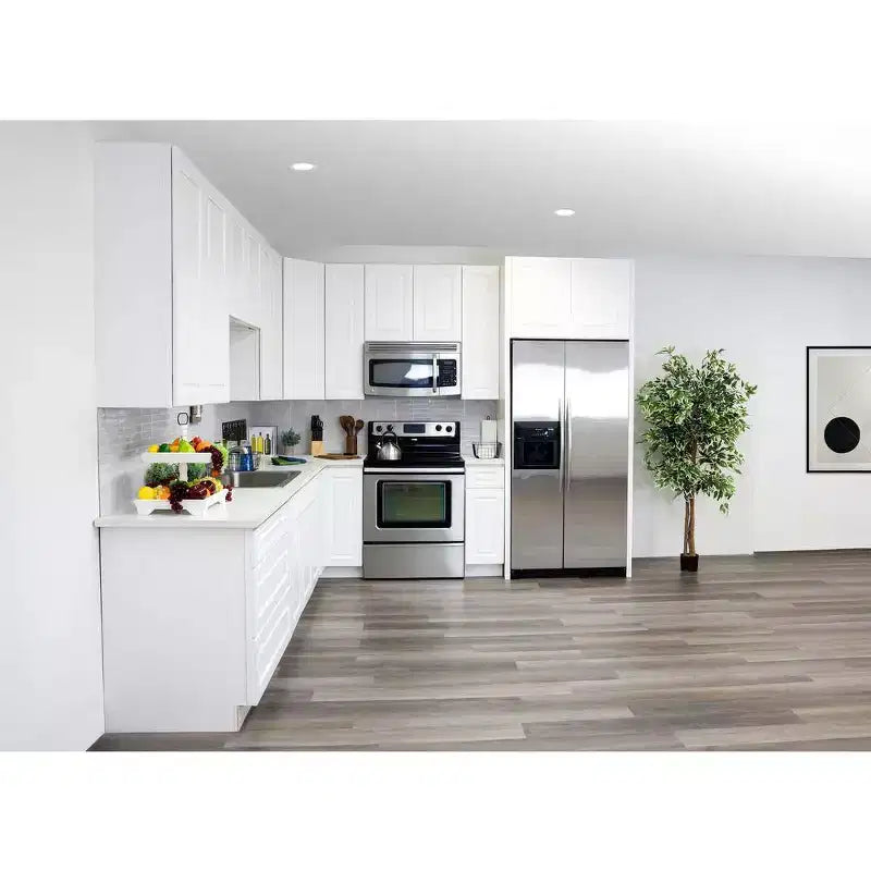 Meuble de cuisine bas CASAINC de 30,5 cm L x 87,6 cm H x 61 cm P avec 1 tiroir à fermeture douce, cadre en contreplaqué, façade à recouvrement total